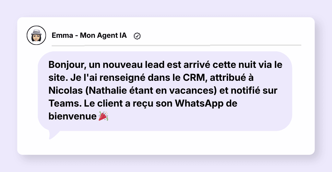 Diagramme d'un agent IA connecté aux outils d'entreprise