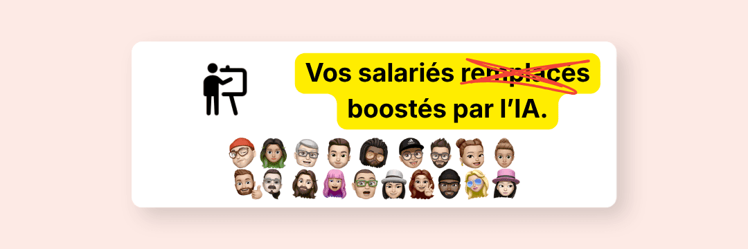 Illustration de formation IA pour équipes